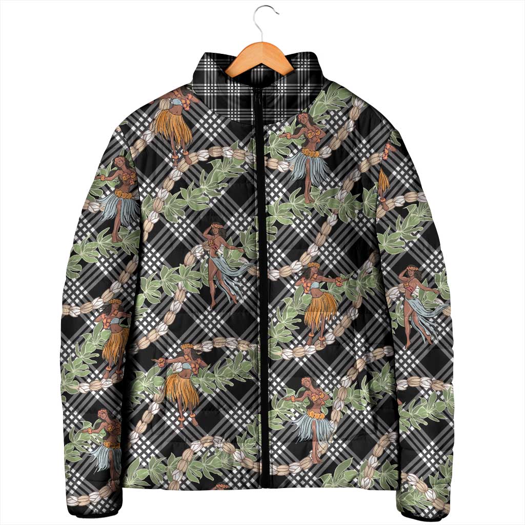 Sable Palaka Hula Girls Seamless Hawaii Aloha Padded Jacket - Polynesian Pride