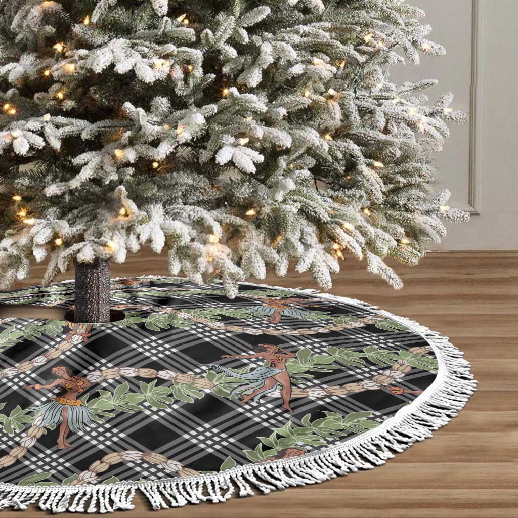 Sable Palaka Hula Girls Seamless Hawaii Aloha Tree Skirt - Polynesian Pride