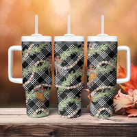 Sable Palaka Hula Girls Seamless Hawaii Aloha Tumbler With Handle LT7 - Polynesian Pride