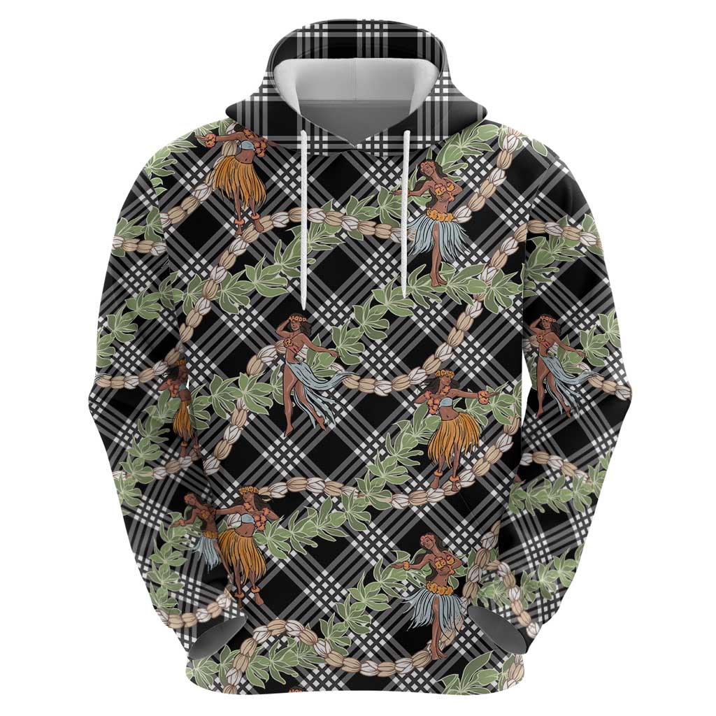 Sable Palaka Hula Girls Seamless Hawaii Aloha Zip Hoodie LT7 - Polynesian Pride