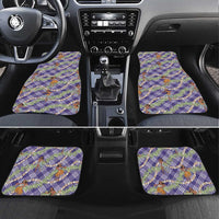 Lavender Palaka Hula Girls Seamless Hawaii Aloha Car Mats - Polynesian Pride