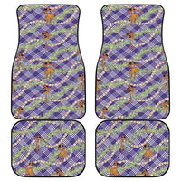 Lavender Palaka Hula Girls Seamless Hawaii Aloha Car Mats - Polynesian Pride