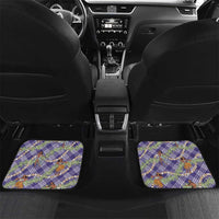 Lavender Palaka Hula Girls Seamless Hawaii Aloha Car Mats - Polynesian Pride