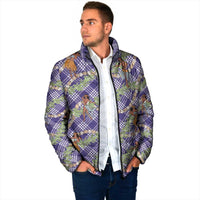 Lavender Palaka Hula Girls Seamless Hawaii Aloha Padded Jacket - Polynesian Pride