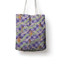 Lavender Palaka Hula Girls Seamless Hawaii Aloha Tote Bag - Polynesian Pride