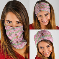 Lokelani Pink Palaka Hula Girls Seamless Hawaii Aloha Neck Gaiter LT7 - Polynesian Pride