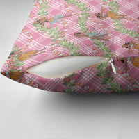 Lokelani Pink Palaka Hula Girls Seamless Hawaii Aloha Pillow Cover - Polynesian Pride