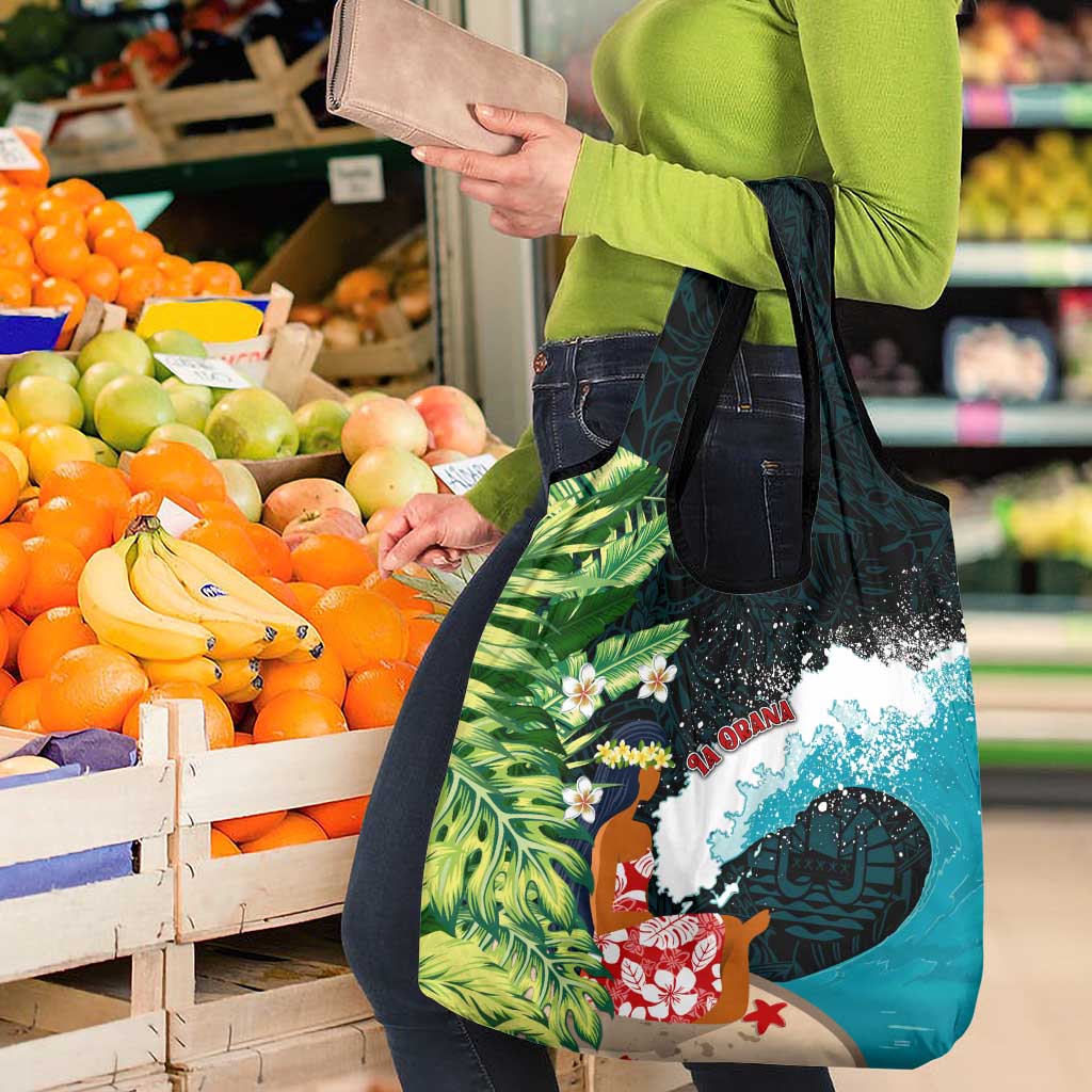 Tahiti Ia Orana Grocery Bag Tahitian Vahine LT7 - Polynesian Pride