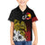 Personalized Papua New Guinea 50th Independence Anniversary Kid Hawaiian Shirt Oro Tapa Mix Plumeria