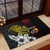 Personalized Papua New Guinea 50th Independence Anniversary Rubber Doormat Oro Tapa Mix Plumeria