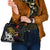 Personalized Papua New Guinea 50th Independence Anniversary Shoulder Handbag Oro Tapa Mix Plumeria