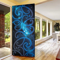 New Zealand Maori Matariki Door Cover Galaxy Kowhaiwhai