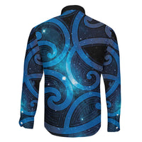 New Zealand Maori Matariki Family Matching Mermaid Dress and Hawaiian Shirt Galaxy Kowhaiwhai LT7 - Polynesian Pride