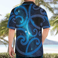 New Zealand Maori Matariki Hawaiian Shirt Galaxy Kowhaiwhai