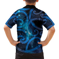 New Zealand Maori Matariki Hawaiian Shirt Galaxy Kowhaiwhai