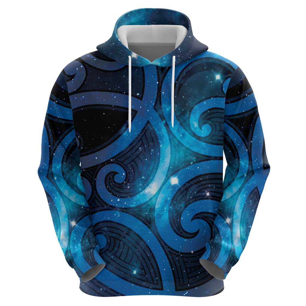 New Zealand Maori Matariki Hoodie Galaxy Kowhaiwhai LT7 - Polynesian Pride
