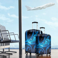 New Zealand Maori Matariki Luggage Cover Galaxy Kowhaiwhai
