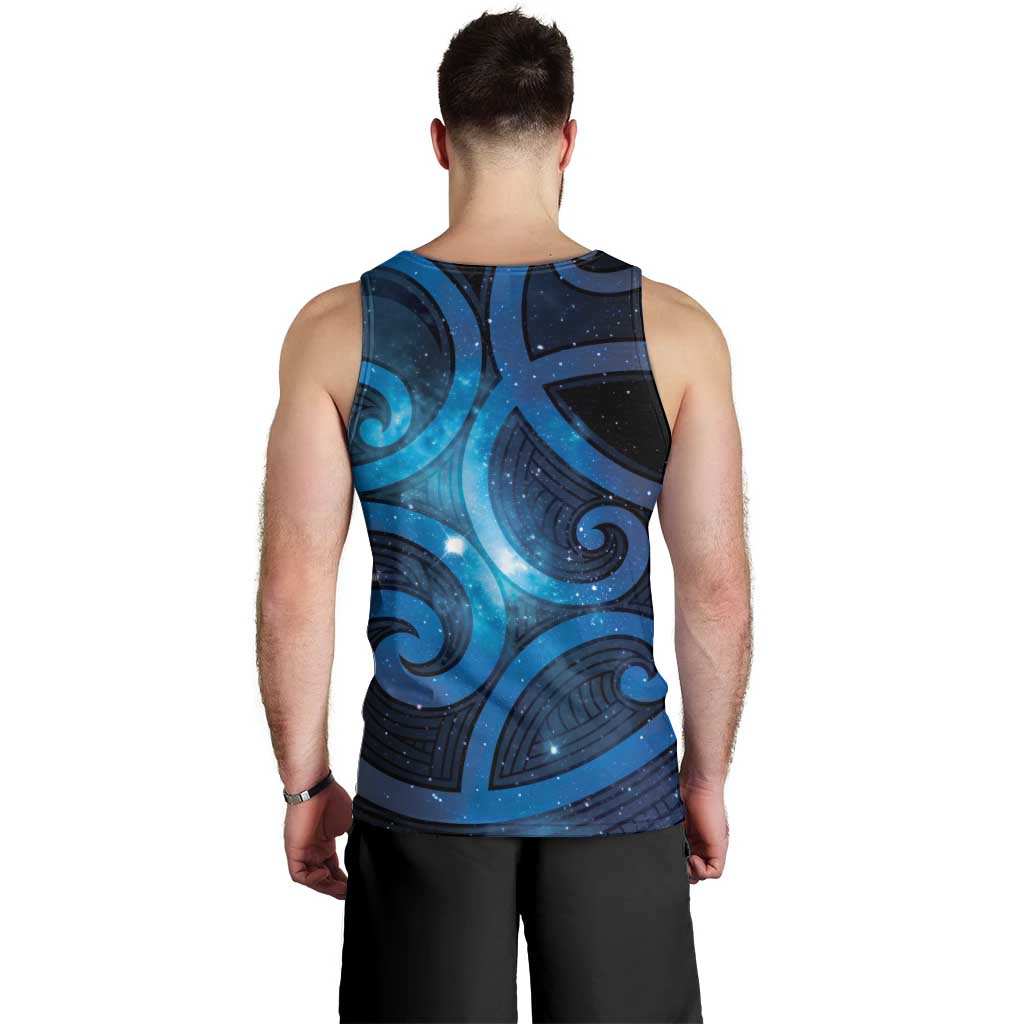 New Zealand Maori Matariki Men Tank Top Galaxy Kowhaiwhai LT7 - Polynesian Pride