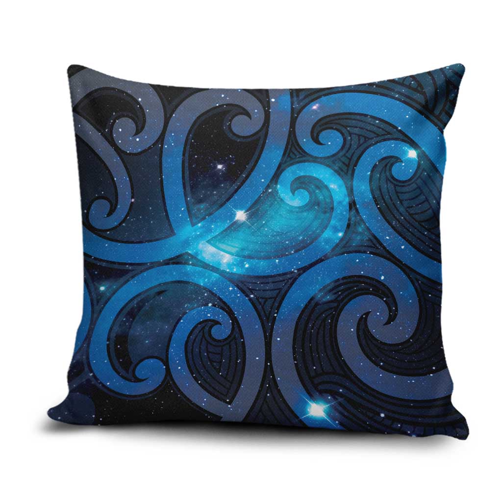 New Zealand Maori Matariki Pillow Cover Galaxy Kowhaiwhai