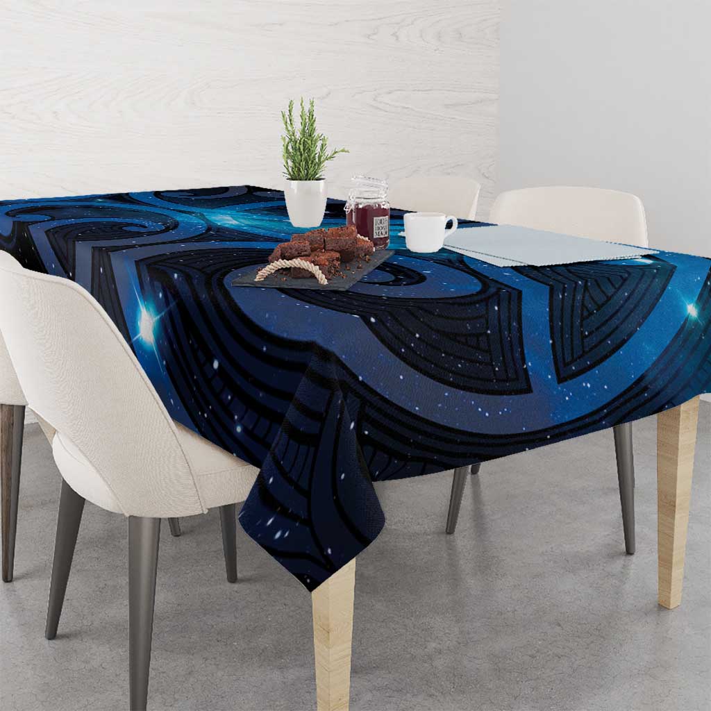 New Zealand Maori Matariki Tablecloth Galaxy Kowhaiwhai LT7 - Polynesian Pride