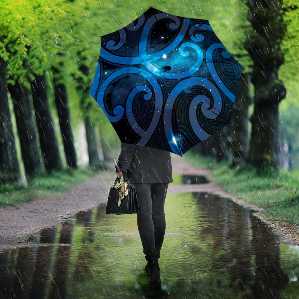 New Zealand Maori Matariki Umbrella Galaxy Kowhaiwhai
