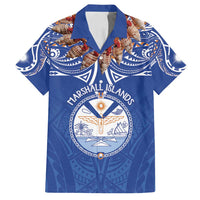 Yokwe Marshall Islands Personalized Family Matching Off Shoulder Short Dress and Hawaiian Shirt Jemenei Day - Seashell Necklace