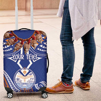 Yokwe Marshall Islands Personalized Luggage Cover Jemenei Day - Seashell Necklace