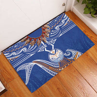 Yokwe Marshall Islands Personalized Rubber Doormat Jemenei Day - Seashell Necklace