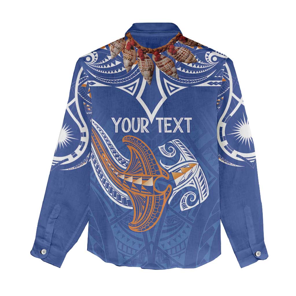 Yokwe Marshall Islands Personalized Women Casual Shirt Jemenei Day - Seashell Necklace