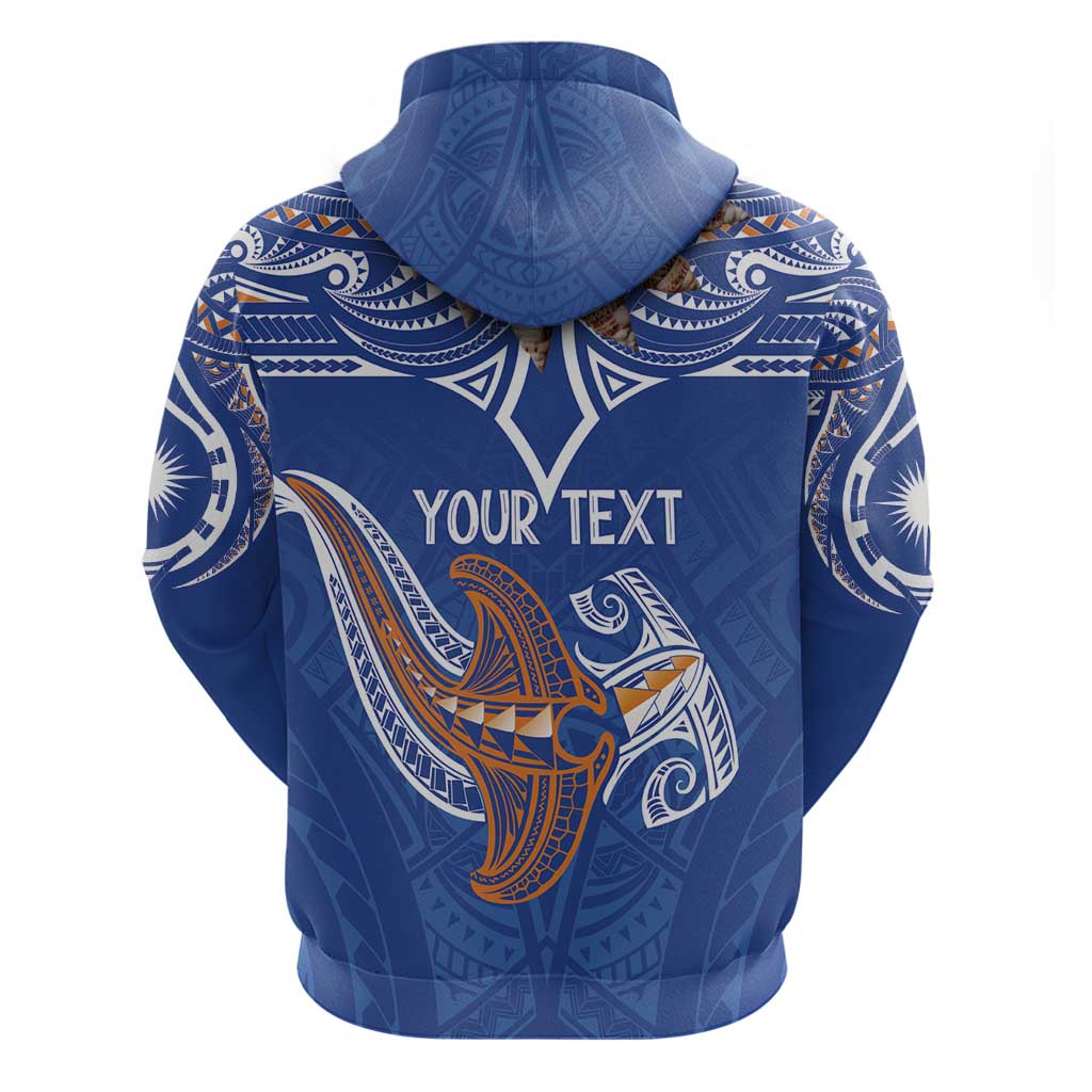 Yokwe Marshall Islands Personalized Zip Hoodie Jemenei Day - Seashell Necklace