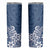 Hawaii Skinny Tumbler Plumeria Navy Curves