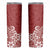 Hawaii Skinny Tumbler Plumeria Red Curves