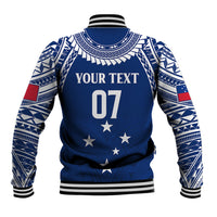 Personalised Samoa Rugby Baseball Jacket WC 2023 Champions LT7 - Polynesian Pride