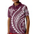 Polynesian Pride Kid Polo Shirt Turtle Hibiscus Luxury Style - Champagne LT7 Kid Champagne - Polynesian Pride
