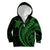 Polynesian Pride Kid Hoodie Turtle Hibiscus Luxury Style - Green LT7 Zip Hoodie Green - Polynesian Pride