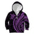 Polynesian Pride Kid Hoodie Turtle Hibiscus Luxury Style - Lilac LT7 Zip Hoodie Lilac - Polynesian Pride