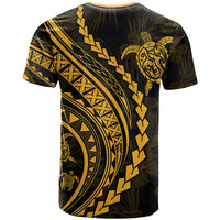 Polynesian Pride T Shirt Turtle Hibiscus Luxury Style - Merigold LT7 - Polynesian Pride