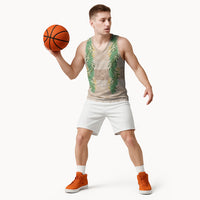 Hawai'i Paniolo Maile Twisted Lei Basketball Jersey Almond Brown