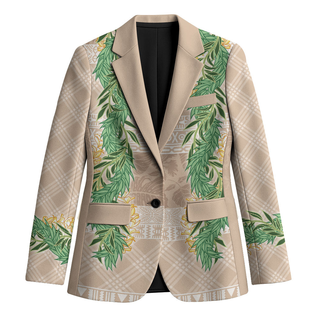 Hawai'i Paniolo Maile Twisted Lei Blazer Almond Brown