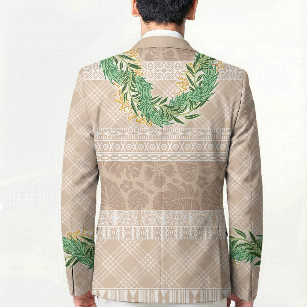 Hawai'i Paniolo Maile Twisted Lei Blazer Almond Brown