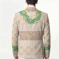 Hawai'i Paniolo Maile Twisted Lei Blazer Almond Brown