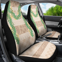 Hawai'i Paniolo Maile Twisted Lei Car Seat Cover Almond Brown