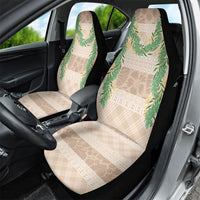 Hawai'i Paniolo Maile Twisted Lei Car Seat Cover Almond Brown