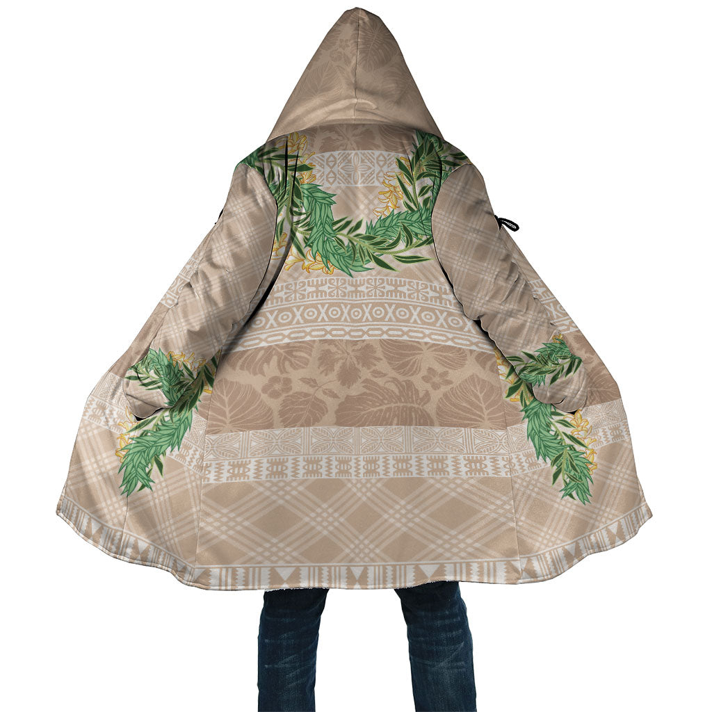 Hawai'i Paniolo Maile Twisted Lei Cloak Almond Brown LT7 Unisex Brown - Polynesian Pride