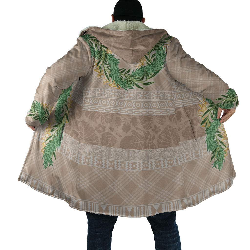 Hawai'i Paniolo Maile Twisted Lei Cloak Almond Brown