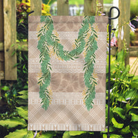 Hawai'i Paniolo Maile Twisted Lei Garden Flag Almond Brown LT7 Garden Flag Brown - Polynesian Pride