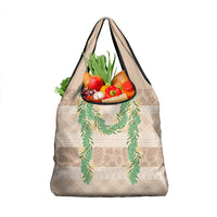 Hawai'i Paniolo Maile Twisted Lei Grocery Bag Almond Brown LT7 1-pack One Size Brown - Polynesian Pride