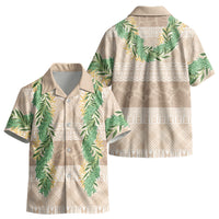 Hawai'i Paniolo Maile Twisted Lei Kid Hawaiian Shirt Almond Brown