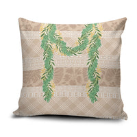 Hawai'i Paniolo Maile Twisted Lei Pillow Cover Almond Brown LT7 Brown - Polynesian Pride