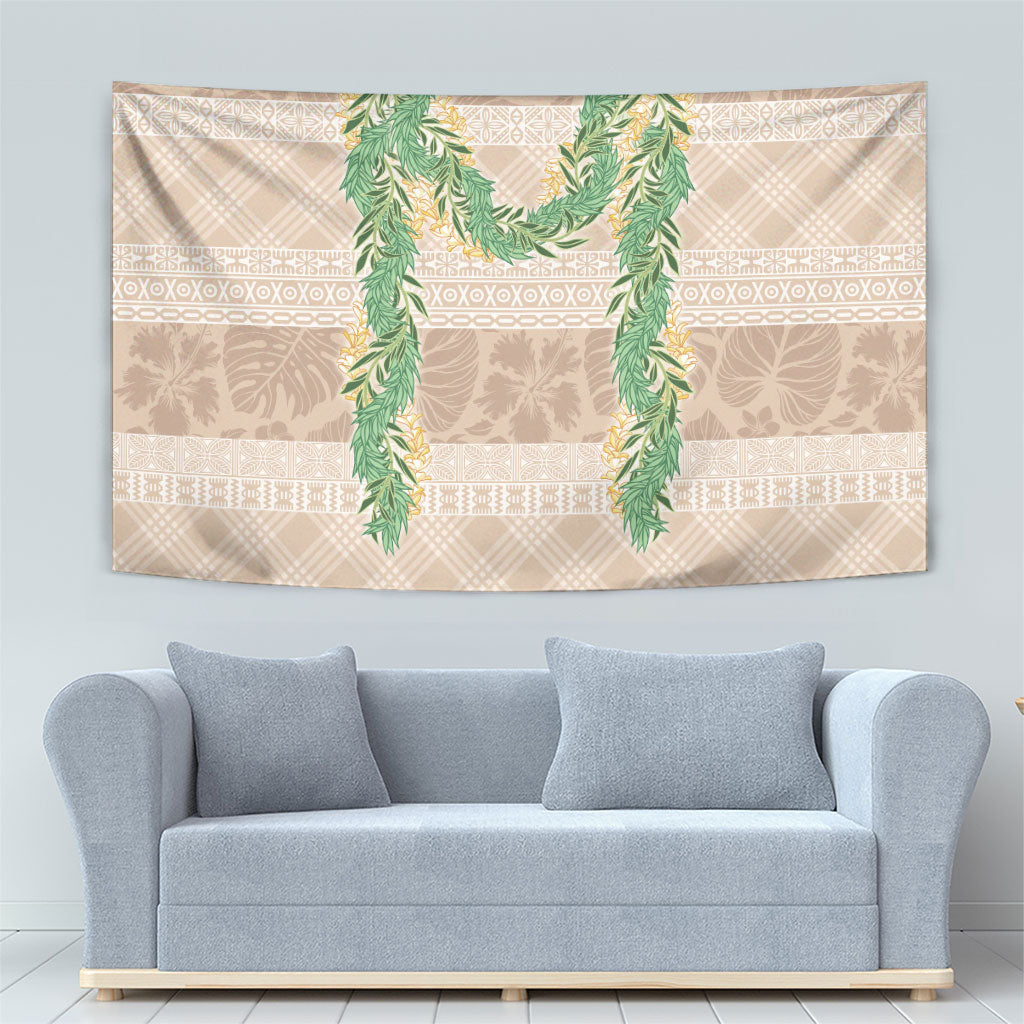 Hawai'i Paniolo Maile Twisted Lei Tapestry Almond Brown
